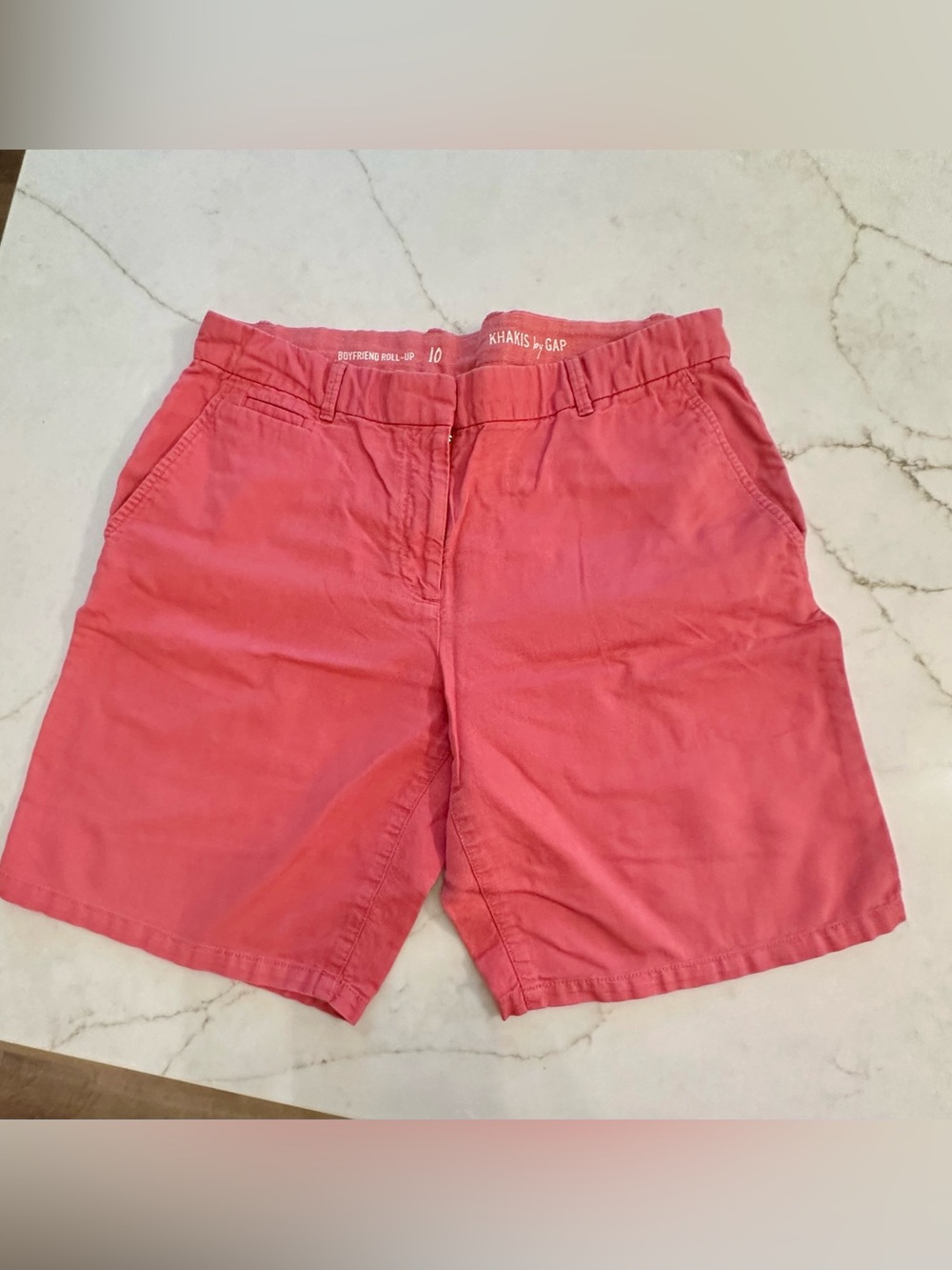 GAP Coral Pink Boyfriend-Style Women's Shorts
